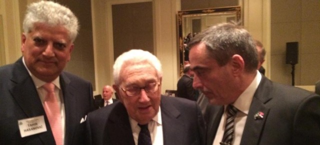 Henry Kissinger and Jovan Kovacic and Tahir Hasanovic